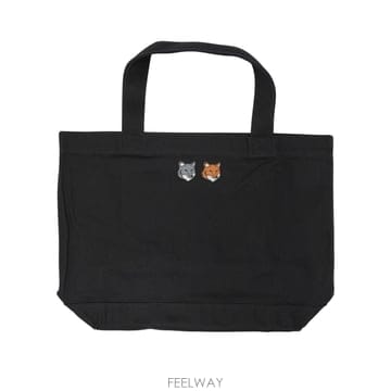 Maison Kitsune [V90]���� Ű���� MRUBT23WW0096P190 ���� ũ�ν��� ��Ʈ�� ���۹� Double Fox Hea[V90]���� Ű���� MRUBT23WW0096P190 ���� ũ�ν��� ��Ʈ