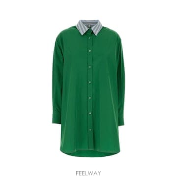 Loewe [X45]�ο��� S359Y09XKZ GREEN ���� ���ǽ� �� �̵� �̴� �巹�� Grass green pop[X45]�ο��� S359Y09XKZ GREEN ���� ���ǽ� �� �̵� �̴� 
