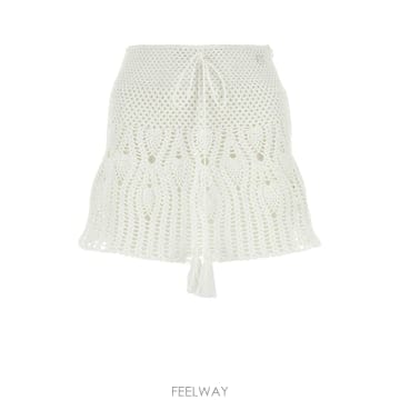 Loewe [X45]�ο��� S616Y17K36 WHITE ���� ���� ���� ����콺 White crochet Paula[X45]�ο��� S616Y17K36 WHITE ���� ���� ���� ����콺 W