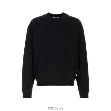 [X45]질샌더 J22GU0166J20128 001 남성 맨투맨 스웨트셔츠 후드 Black cotton sw