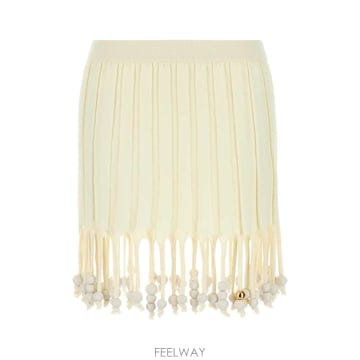 Loewe [X45]�ο��� S616Y1LK09 ECRU ���� ��ĿƮ ġ�� �� �̵� �̴Ͻ�ĿƮ Ivory cotton P[X45]�ο��� S616Y1LK09 ECRU ���� ��ĿƮ ġ�� �� �̵� 