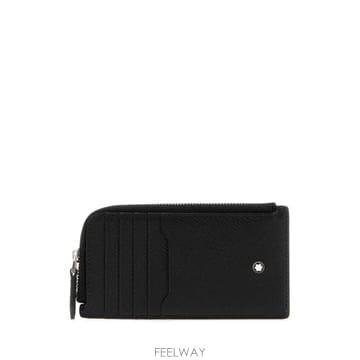 Montblanc [X45]������ 223121 000 ���� ������ ������ ī������ �Ӵ�Ŭ�� Black leather card[X45]������ 223121 000 ���� ������ ������ ī������ ��
