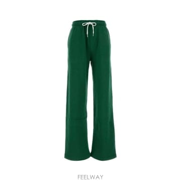 [X45]폴로  211977959 510 여성 조거팬츠 트랙팬츠 와이드 면바지 팬츠 Green cotton 