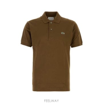 [X45]라코스테 L1212 DPD 남성 폴로 피케셔츠 Brown piquet polo shirt