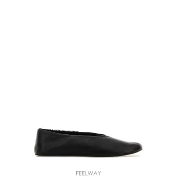 THE Row [X45]���ο� F1638N66SH02 BLK ���� �÷����� �߷��������� �޸����� Black leather [X45]���ο� F1638N66SH02 BLK ���� �÷����� �߷�������