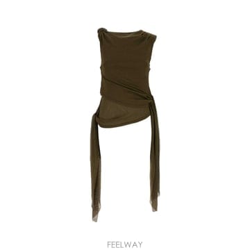 GANNI [X45]���� A1040490 838 ���� ���� ���� ���� ���� ����콺 Marl Mesh Tie Knot[X45]���� A1040490 838 ���� ���� ���� ���� ���� �����