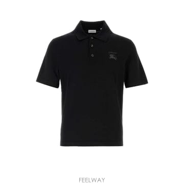Burberry [X45]������ 8130230 A1189 ���� ������ ��Ʈ ����� Black wool polo shirt[X45]������ 8130230 A1189 ���� ������ ��Ʈ ����� Blac
