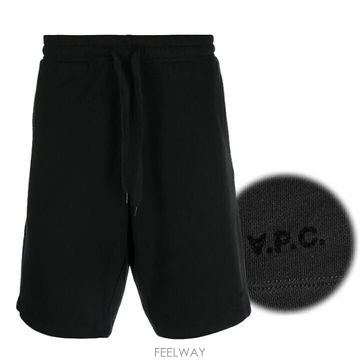 아페쎄 VPC 로고 트랙 쇼츠 팬츠 블랙
