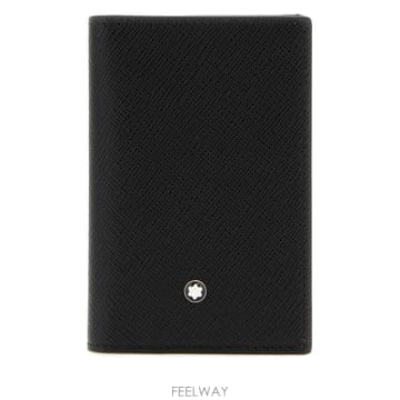 Montblanc [X45]������ 223041 000 ���� ������ ������ ī������ �Ӵ�Ŭ�� Black leather card[X45]������ 223041 000 ���� ������ ������ ī������ ��