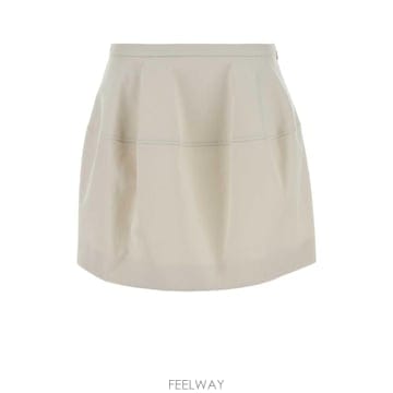 Loewe [X45]�ο��� S359Y08XBU IVORY ���� ��ĿƮ ġ�� �� �̵� �̴Ͻ�ĿƮ Ivory cotton[X45]�ο��� S359Y08XBU IVORY ���� ��ĿƮ ġ�� �� �̵� 