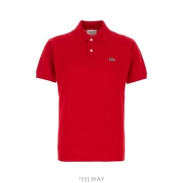 LACOSTE [X45]���ڽ��� L1212 240 ���� ���� ���ɼ��� Red piquet polo shirt[X45]���ڽ��� L1212 240 ���� ���� ���ɼ��� Red piquet 