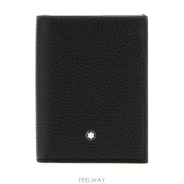 Montblanc [X45]������ 222995 000 ���� ������ ������ ī������ �Ӵ�Ŭ�� Black leather walle[X45]������ 222995 000 ���� ������ ������ ī������ ��