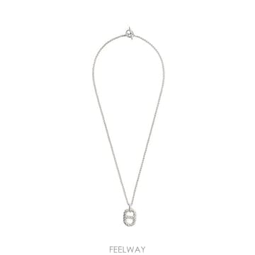 HERMES 에르메스 Chaine dancre Alea II 트위스트 펜던트, 라지 모델  H126216B
