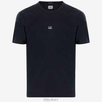 26 FW CP컴퍼니 로고 크루넥 티셔츠 블랙 888 18CMTS088A006374G