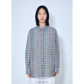 26 FW 토템 여성 클래식 체크 셔츠 tot0265010gry