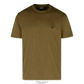 26 FW CP컴퍼니 로고 패치 크루넥 티셔츠 683 18CMTS031A005100W
