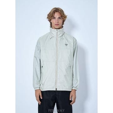 26 FW 프라다 남성 하이넥 집 재킷 pra0165005wht