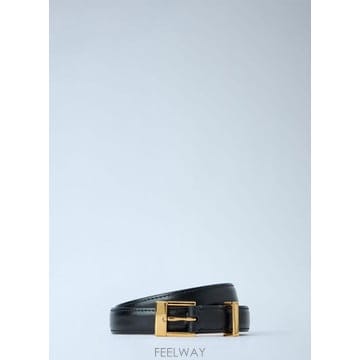 26 FW 카이트 여성 맨해튼 가죽 벨트 kha0265021blk