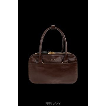26FW Marni boxyne sudan 스몰 브라운 레더 백 BMMP0186U0P929400M72 TP5