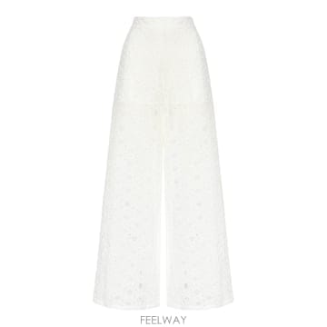 26SS 핀코 Kimmy Broderie Anglaise 트라우저 106440A35PZ05 TP5768681