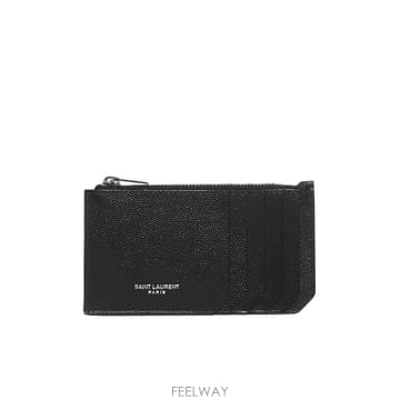 생로랑 블랙 Fragments 카드 홀더 with 집 609362BTY0N1000 TP577304792