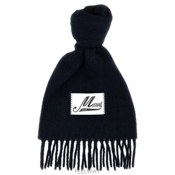 25FW Marni 미드나이트 블루 alpaca blend 스카프 SCMC0059Y0UTW91800B99 T