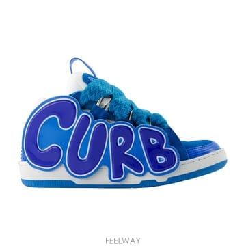 랑방 CURB 스니커즈 신세틱 블루