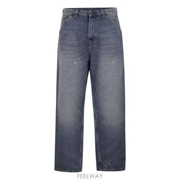 26FW CARHARTT DOUBLE KNEE   Relaxed 핏 Carpenter Jeans in Was