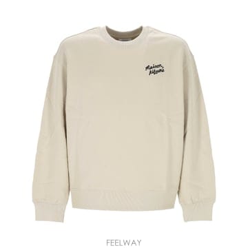 26SS 메종 키츠네 코튼 스웨트 셔츠 with 롱 슬리브 MM00315KM03410304 TP5715697