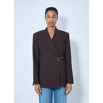 26 F/W 스포츠막스 비대칭 버클 블레이저 2622046011600 B0112255291
