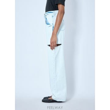 26 F/W 메종 마르지엘라 컷아웃 데님 트라우저 S51LA0185  B0112255301
