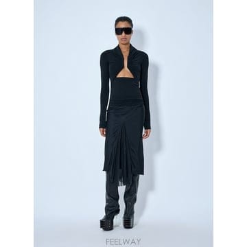 26 F/W 릭오웬스 비대칭 미디 스커트 RP02F5373 JSVSC B0112255310