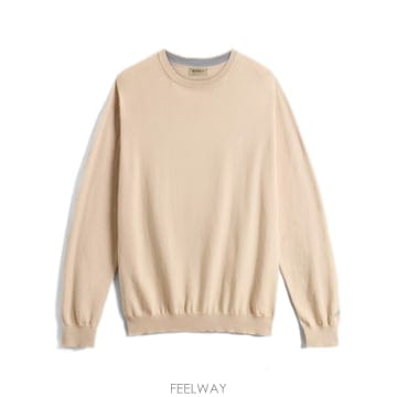 울리치 로고 코튼 크루넥