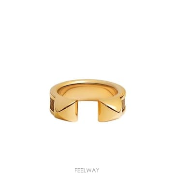 HERMES 에르메스 Athena 더블 스터드 링 H500348FC3753
