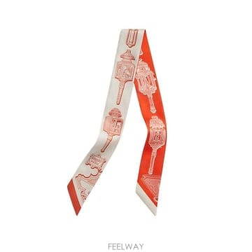HERMES 에르메스 Merveilleuses Lanternes 여성 트윌리  H063081S 13