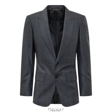 26 FW 톰포드 체크 싱글 브레스트 블레이저 UUC JLYP03W0149