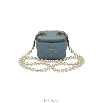 샤넬 Chanel AP2581 클래식 정사각 진주 스트랩 미니 베니티백 (32번대)