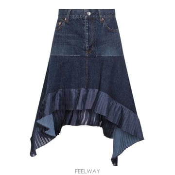 26SS Sacai Gonna Midi In 데님 2608315401 TP578985961