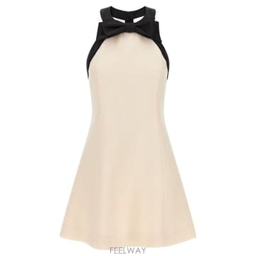 발렌티노 크레이프 쿠튀르 숏 드레스 9B3VAKH41CF 9Z7 TP979533059