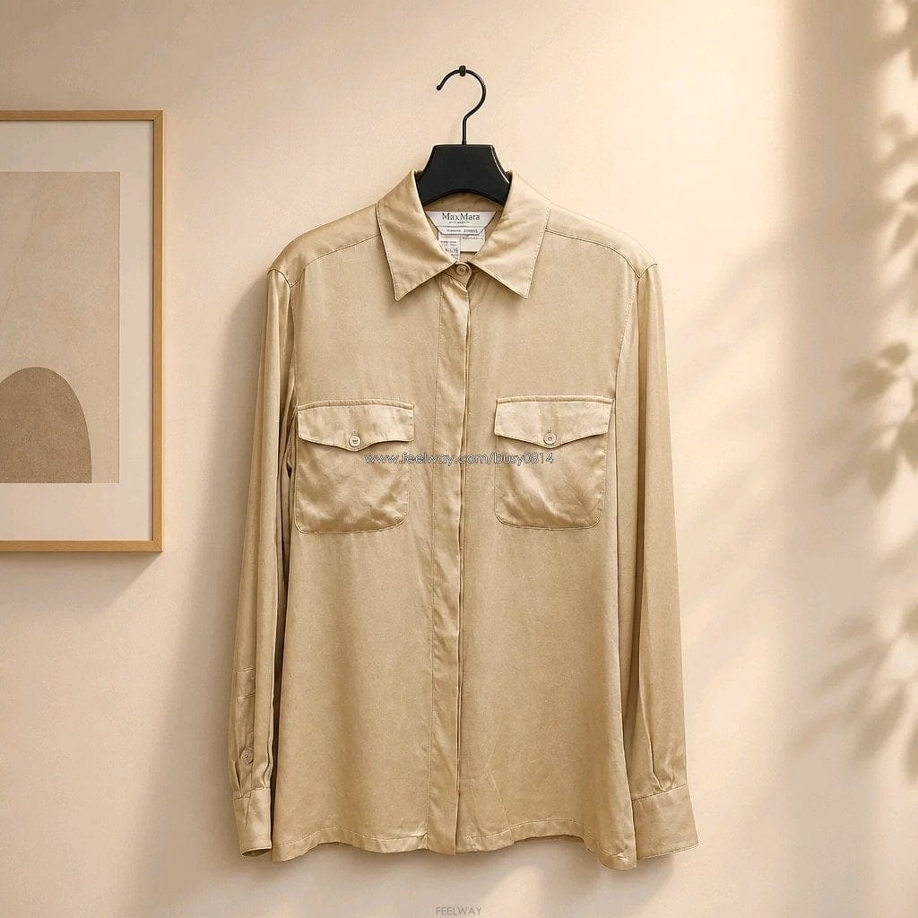Max Mara ��������(Max Mara) ǻ�� ��ũ ���� ���� ����콺 IT 40�����������(Max Mara) ǻ�� ��ũ ���� ���� ����콺 IT 40