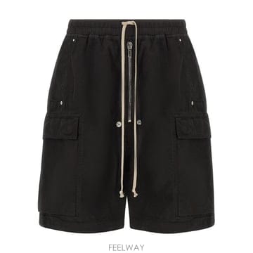 릭 오웬스 DRKSHDW 카고벨라 드로스트링 버뮤다 반바지 DU02F6369CVS 09 TP979529355