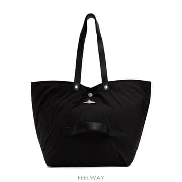 비비안 웨스트우드 블랙 유틸리티 토트백