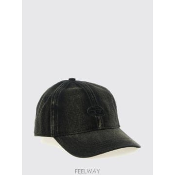 디젤 C Run Wash 로고 자수 베이스볼 캡
