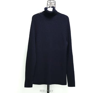 띠어리 네이비 목폴라 니트 XS 슬림100~95 / 중고품 정품