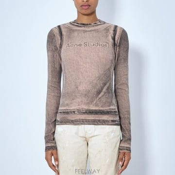 Acne 26 FW �ΰ� ������ �ؽ�ó ���� ���� ��Ƽ �ս����� ž AL0531 AC026 FW �ΰ� ������ �ؽ�ó ���� ���� ��Ƽ �ս����� ž AL