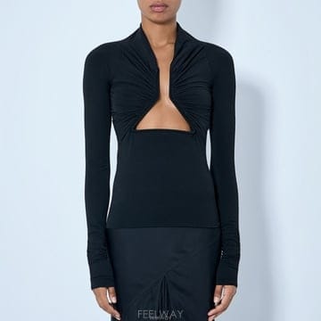 26 FW 릭오웬스 LS Prong 저지 루치드 프롱 탑 RP02F5222 JNDB 09