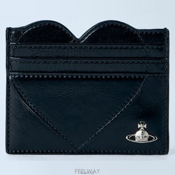 26 FW 비비안 웨스트우드 Heart 하트 레더 카드홀더 5403000MW L00EO N401