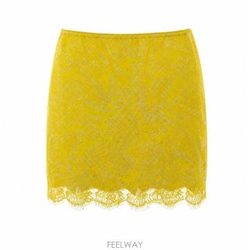 26 F/W 생로랑 자카드 & 레이스 BAROCCA 미니 스커트 A0 B0012255777