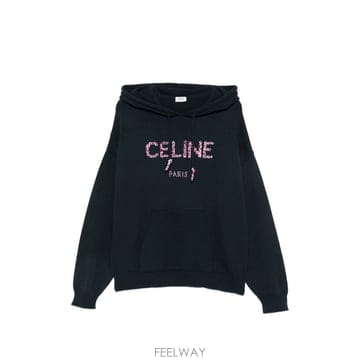 셀린느 후드 니트 스웨터