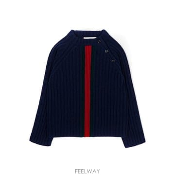 구찌 블루 울 블렌드 스웨터 (KIDS 상품) 866182XKFIL B0302255911